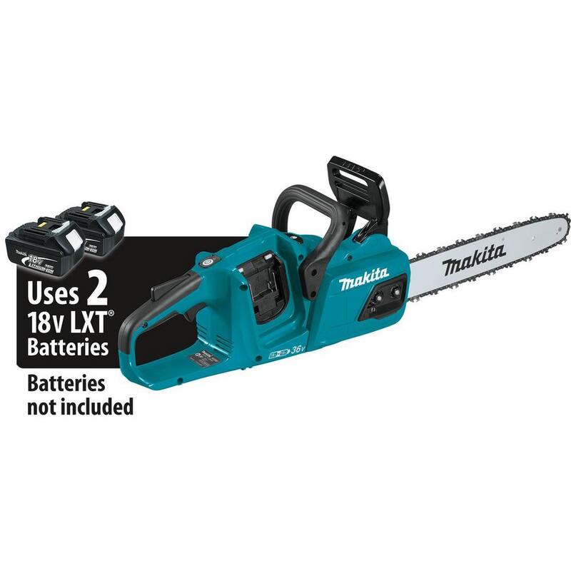 Makita LXT 14 pulgadas 18V X2 (36V) Sierra de cadena con batería de iones de litio sin escobillas (Herramienta solamente) - XCU07Z