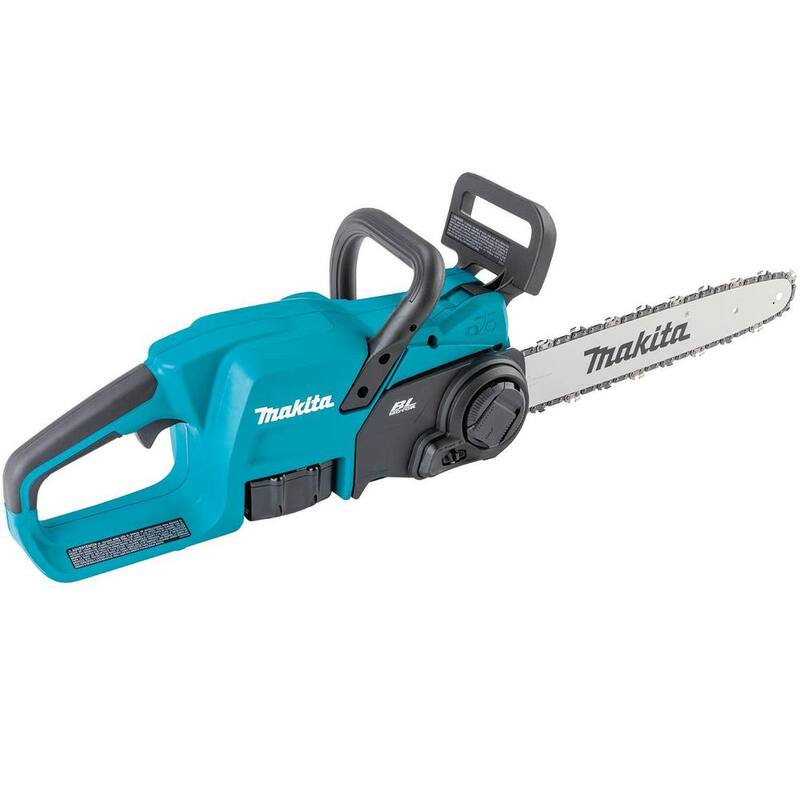 Kit de motosierra eléctrica inalámbrica Makita LXT de 14 pulgadas y 18V con batería de iones de litio sin escobillas (4.0 Ah) - XCU11SM1