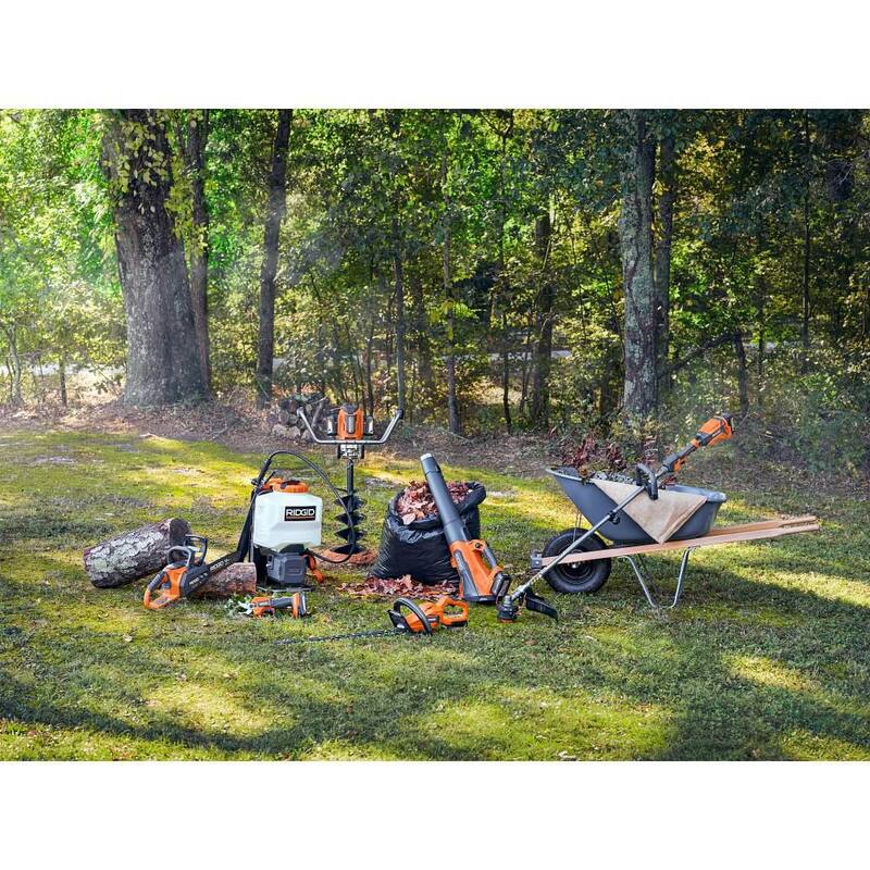 Motosierra inalámbrica RIDGID 18V sin escobillas de 12 pulgadas y podador inalámbrico sin escobillas (solo la herramienta) - R01101B-PNR