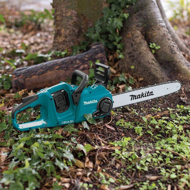 Makita LXT 16 in. 18V X2 (36V) Sierra de Cadena con Batería de Iones de Litio sin Escobillas (Herramienta solamente) - XCU04Z