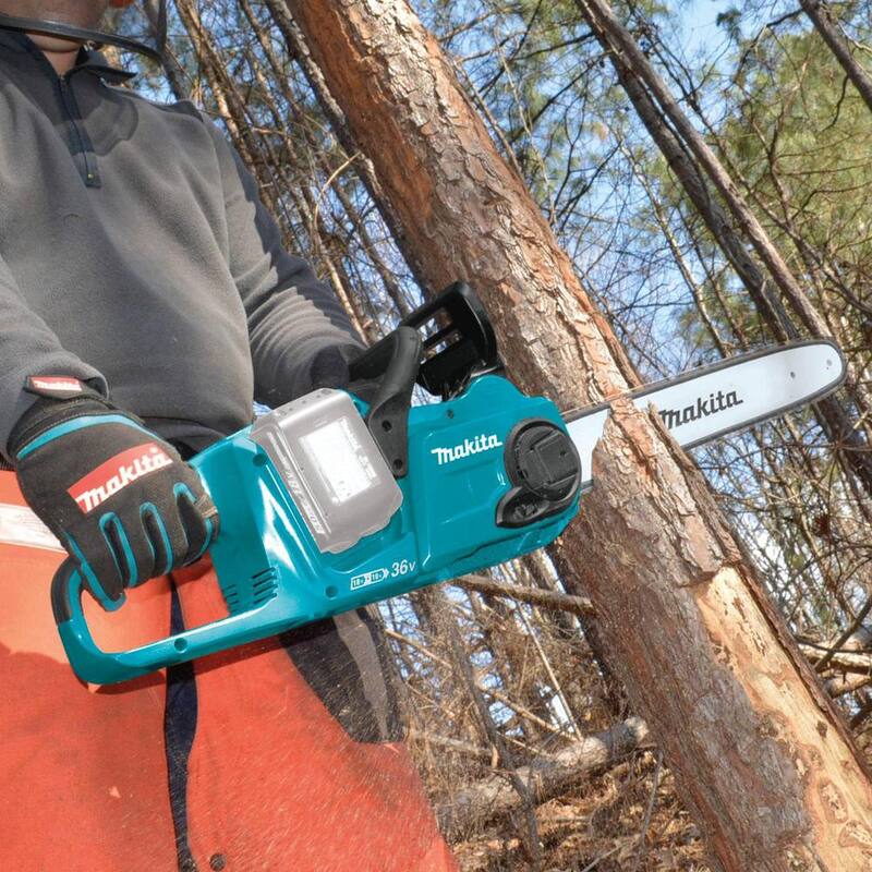 Makita LXT 16 in. 18V X2 (36V) Sierra de Cadena con Batería de Iones de Litio sin Escobillas (Herramienta solamente) - XCU04Z