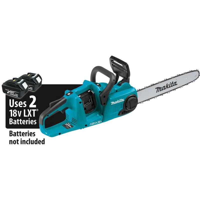 Makita LXT 16 in. 18V X2 (36V) Sierra de Cadena con Batería de Iones de Litio sin Escobillas (Herramienta solamente) - XCU04Z