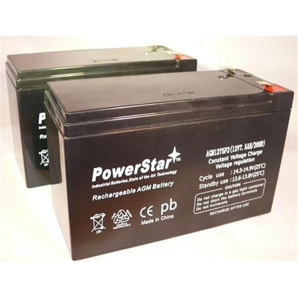 Powerstar Replacement 12V 7.5Ah For Ub1290, Ub1290F2 - Sealed Lead Acid Battery - PO46603