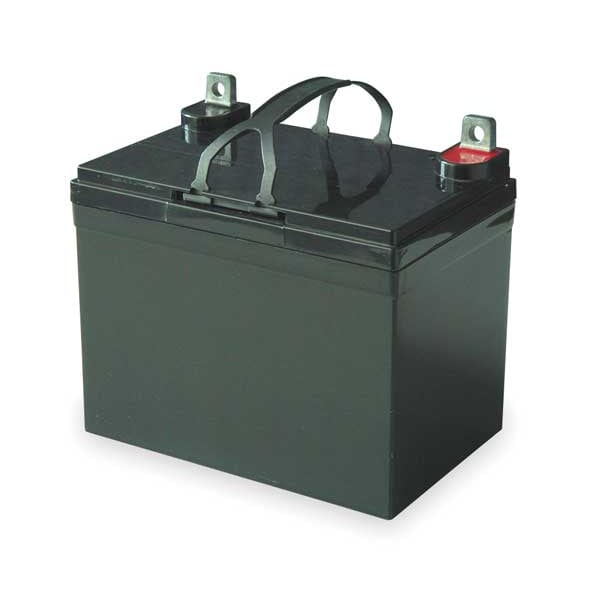 Zoro Select Battery, Sealed Lead Acid, 12V, 33Ah, Bolt - 2UKL4