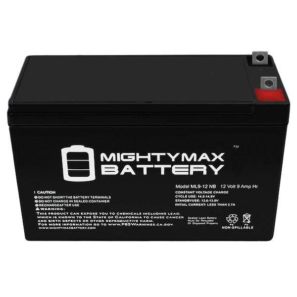Mighty Max Battery 12V 9AH SLA Battery Replacement for Generac GP7500E - ML9-12NB11