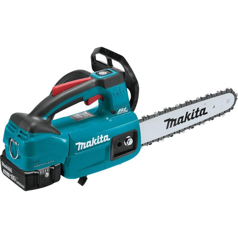Kit de motosierra eléctrica sin escobillas de batería de litio de 18V y 10 pulgadas LXT de Makita (4.0Ah) - XCU06SM1