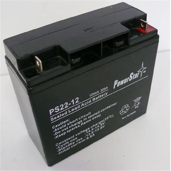 Powerstar PowerStar PS12-22-211 12V 22Ah Battery Replaces Cb19-12; Es1217; Ub12200; Lc-Rd1217P - PS12-22-211