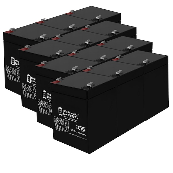Mighty Max Battery 12V 5AH SLA Replacement Battery for CPS5.5-12 - 12PK - MAX3957122