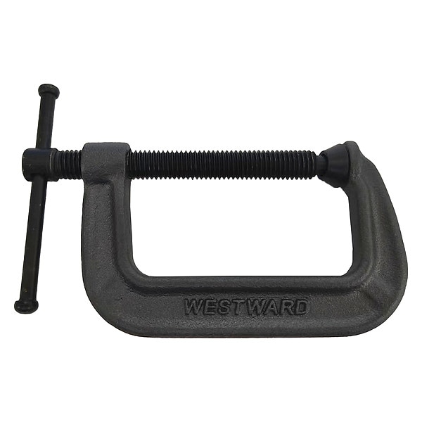 Westward C-Clamp, J.O. 2 1/2", T.D. 1 7/16", 550 lb - 806ET4