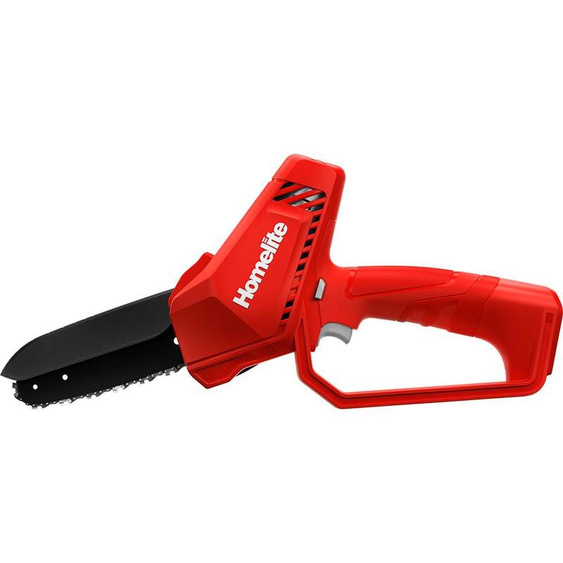Homelite 12 V Litio 6 pulgadas Podadora Mini Motosierra con batería interna de 2.5 Ah y cargador - HOMCS10