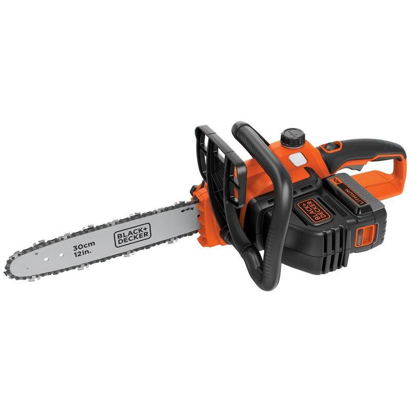 Kit de motosierra con batería BLACK+DECKER de 40 V MAX de 10 pulgadas con (1) batería de 2 Ah y cargador - LCS1240