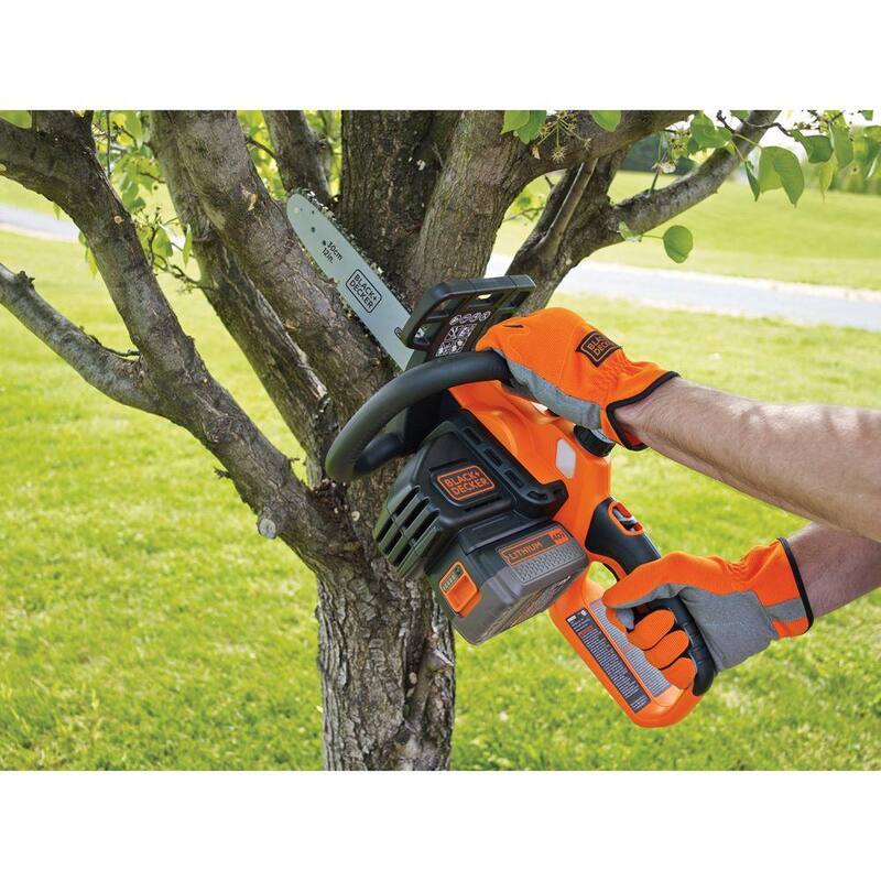 Kit de motosierra con batería BLACK+DECKER de 40 V MAX de 10 pulgadas con (1) batería de 2 Ah y cargador - LCS1240