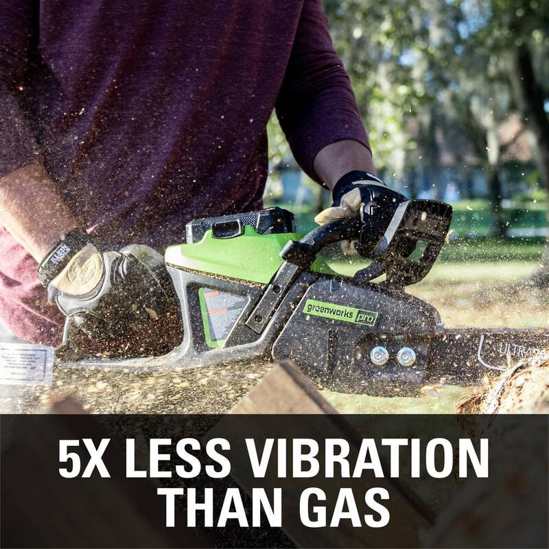 GREENWORKS PRO 18 in. 60-Volt Motosierra con Batería (Herramienta Solamente) - CS60L03