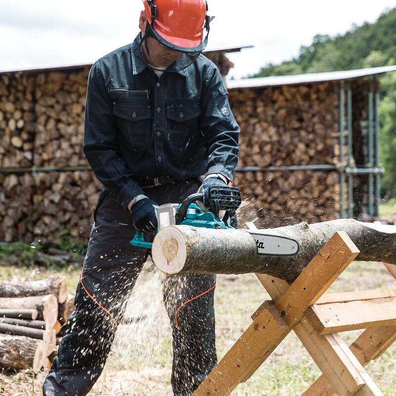 Makita LXT 14 pulgadas 18V X2 (36V) Sierra de cadena con mango trasero a batería de iones de litio sin escobillas (Solo herramienta) - XCU03Z