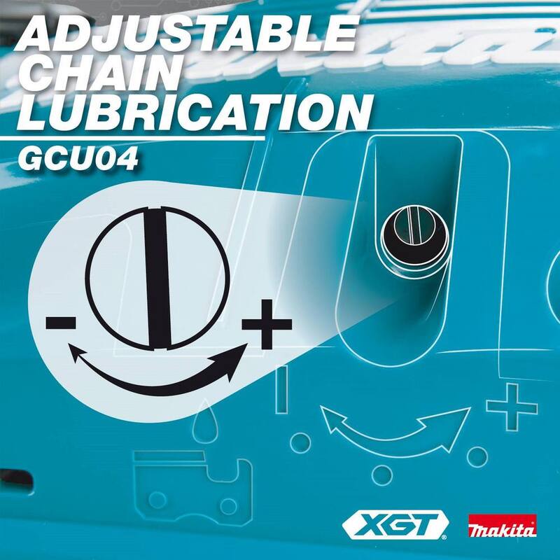 Makita XGT 18 pulgadas 40V máx. motosierra eléctrica sin escobillas con batería (Herramienta solamente) - GCU04Z