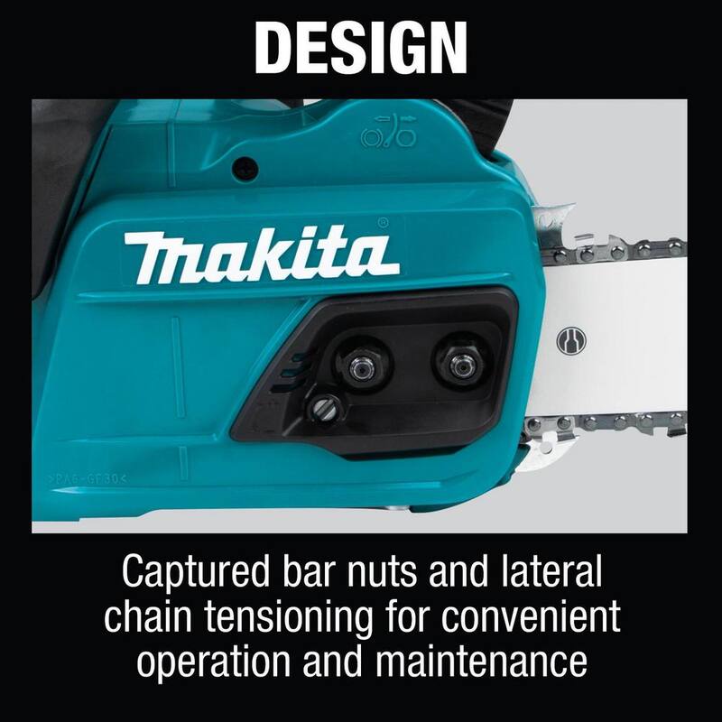 Kit de sierra de cadena con batería de ion de litio sin escobillas Makita LXT de 14 pulgadas y 18V X2 (36V) (5.0Ah) - XCU07PT