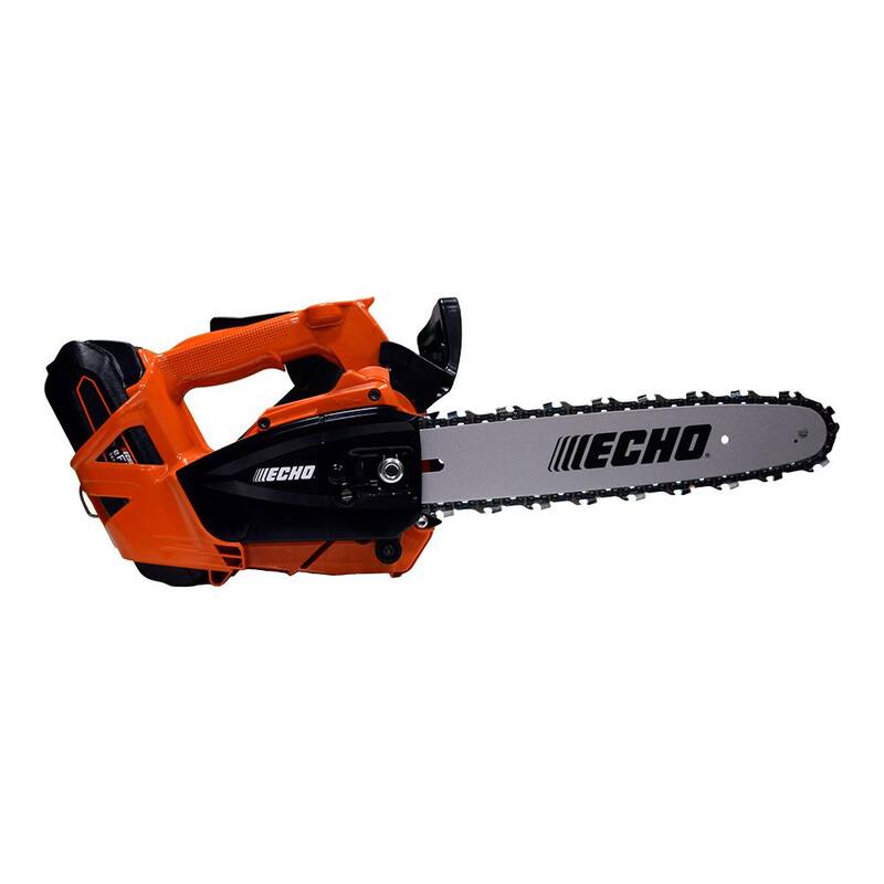 ECHO eFORCE 12 pulgadas 56V Serie X Motosierra de batería inalámbrica con mango superior con cadena SpeedCut Nano 80TXL y batería de 2.5Ah y cargador - DCS-2500TN-12R1