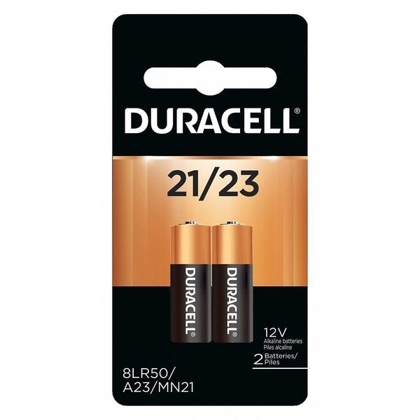 Duracell Duracell General Purpose Battery - For Multipurpose - A23 - 33 mAh - 12 V DC - 2-/ Pack - MN21