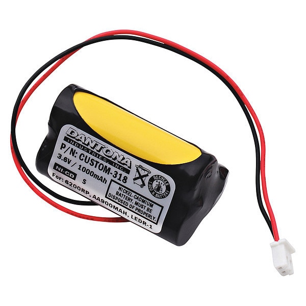 Dantona Dantona Battery - Battery Rechargeable - AA - 1000 mAh - 3.6 V DC - 1-/ Pack - CUSTOM-318