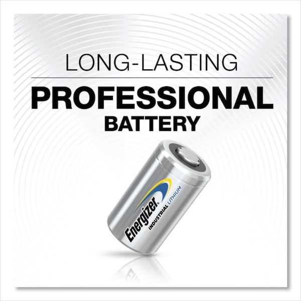 Energizer Industrial Lithium CR2 Photo Battery, 3 V, PK8 - ELN1CR28