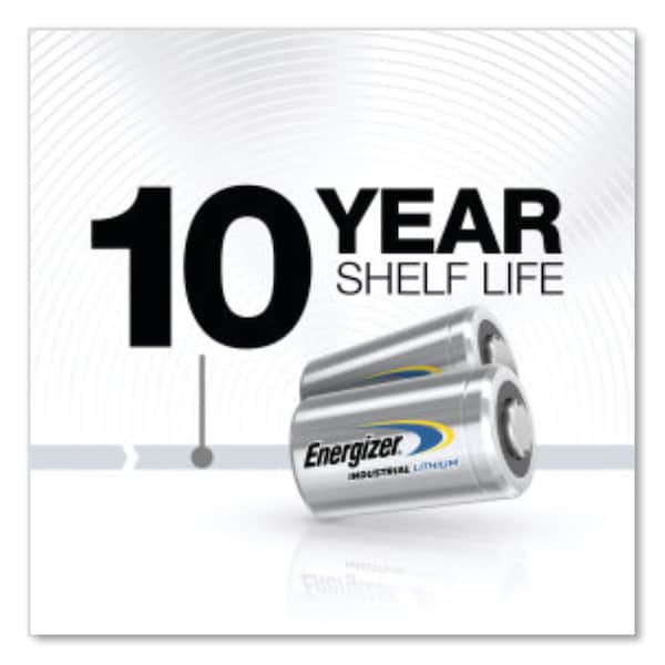 Energizer Industrial Lithium CR2 Photo Battery, 3 V, PK8 - ELN1CR28