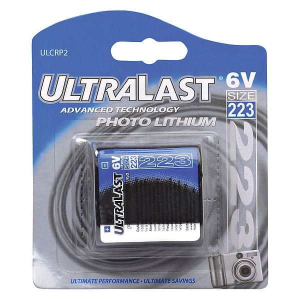 Ultralast NABC UltraLast ULCRP2 CRP2 Lithium Photo Camera Battery - 6V DC - ULCRP2