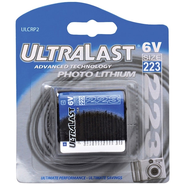 Ultralast NABC UltraLast ULCRP2 CRP2 Lithium Photo Camera Battery - 6V DC - ULCRP2