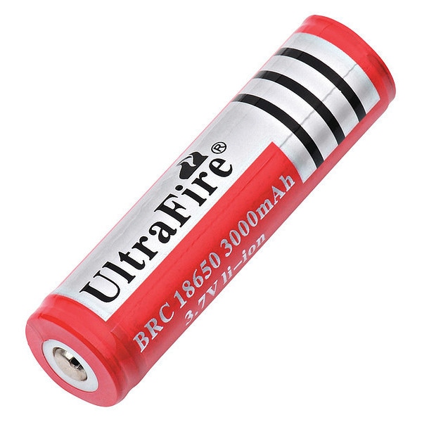 Ultrafire Battery 3.7 Volt Lithium Ion Ultrafire Lithium Ion Battery - LION-1865-30-UF