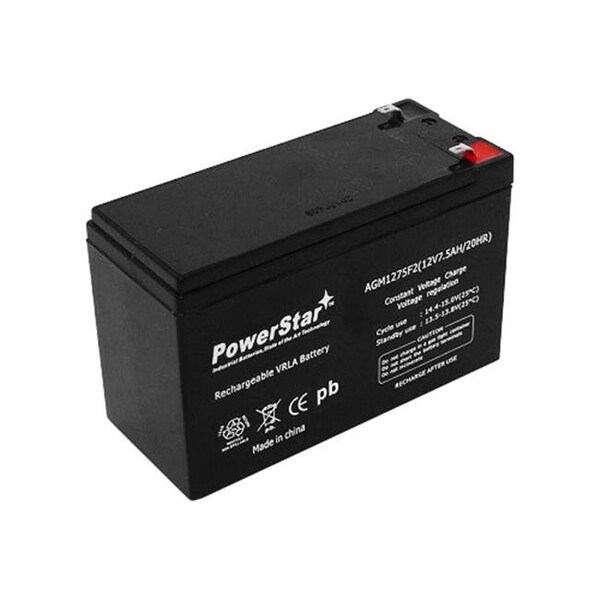 Powerstar PowerStar agm1275-kw12v7ah scooter battery 12V 7Ah Scooter Battery - AGM1275-KW12V7AH SCOOTER BATTERY