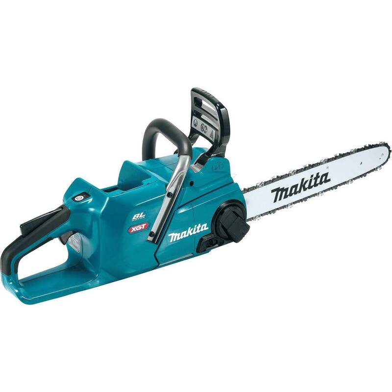 Makita XGT 16 pulgadas 40V máx Kit de motosierra eléctrica sin escobillas con batería (4.0Ah) - GCU05M1