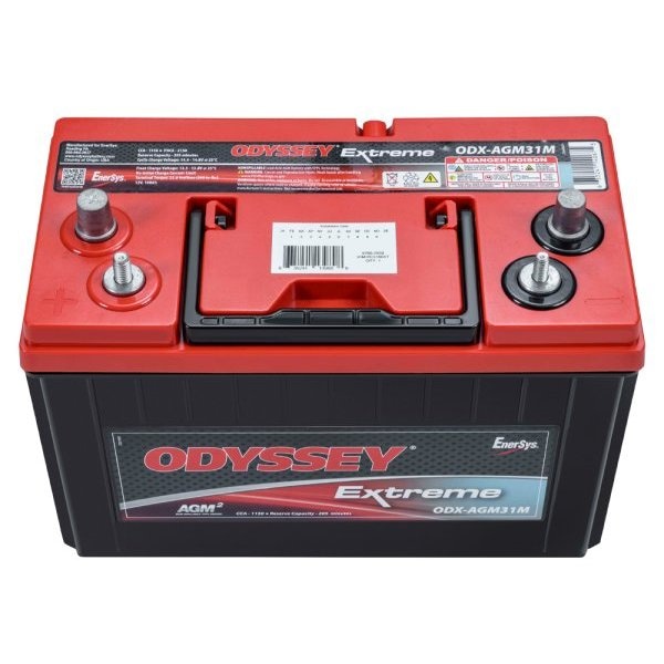 Odyssey Extreme 12V AGM Marine Dual Purpose Battery Group 31M - ODX-AGM31M