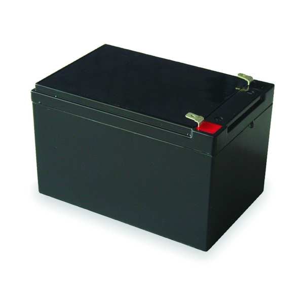 Zoro Select Battery, Sealed Lead Acid, 12V, 12Ah, Faston - 2UKH4