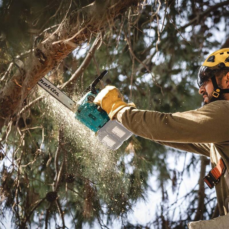 Makita LXT 14 pulgadas 18V X2 (36V) Sierra de Cadena de Manija Superior a Batería de Iones de Litio sin Escobillas (Herramienta Únicamente) - XCU08Z