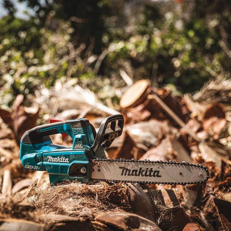Makita LXT 14 pulgadas 18V X2 (36V) Sierra de Cadena de Manija Superior a Batería de Iones de Litio sin Escobillas (Herramienta Únicamente) - XCU08Z