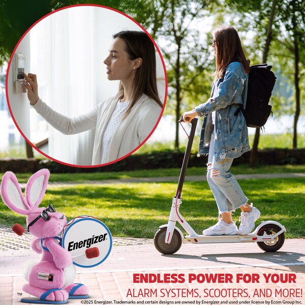 Energizer EN7-12, 12 Volt 7 Amp Hr, Long Lasting Sealed Lead Acid AGM Rechargeable Battery - EN4098460