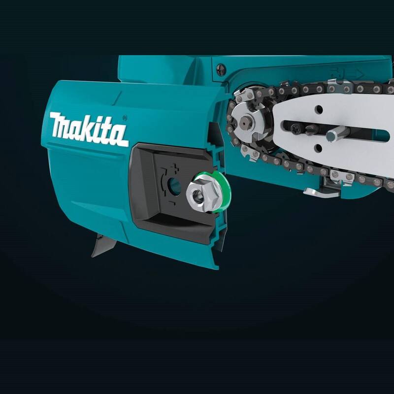 Makita 18-Volt LXT Lithium-Ion Brushless 12 in. Top Handle Chain Saw con batería 18V 4.0Ah LXT de regalo y paquete de inicio de cargador - XCU10ZBL1840BDC