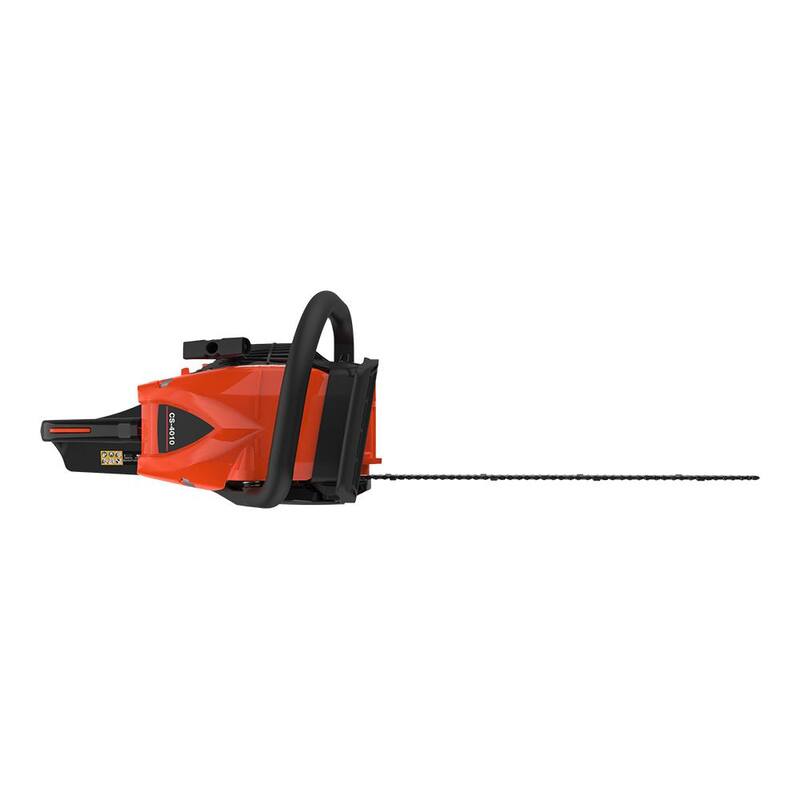 Motosierra con mango trasero a gas de 2 tiempos y 41.6 cc de 18 pulgadas con estuche resistente - CS-4010-18VP