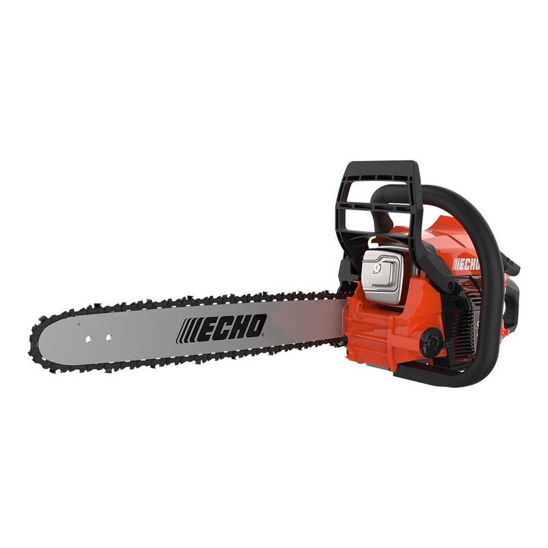 Motosierra con mango trasero a gas de 2 tiempos y 41.6 cc de 18 pulgadas con estuche resistente - CS-4010-18VP