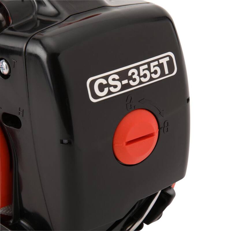 ECHO 16 pulgadas 35.8 cc Gas 2 tiempos Sierra de cadena de servicio pesado de grado profesional con empuñadura superior para arboristas - CS-355T-16