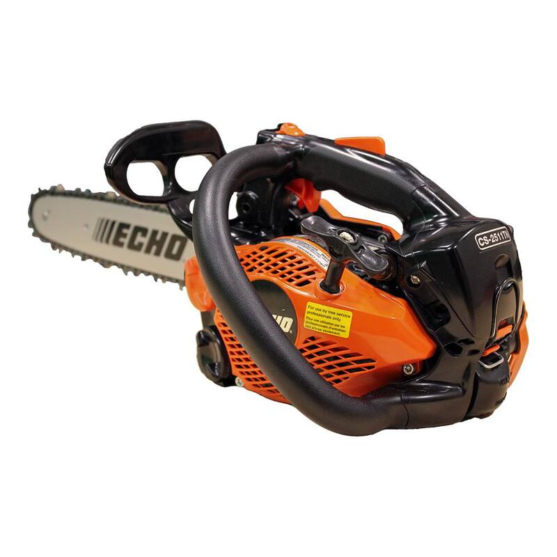Sierra de cadena arborista con mango superior de la serie X de ECHO de 14 pulgadas y 25.0 cc de gasolina de 2 tiempos con sistema de corte SpeedCut Nano 80TXL de baja vibración - CS-2511TN-14