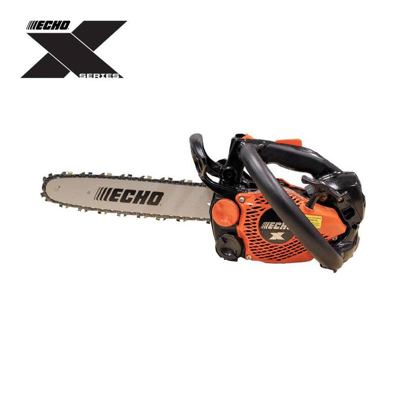 Sierra de cadena arborista con mango superior de la serie X de ECHO de 14 pulgadas y 25.0 cc de gasolina de 2 tiempos con sistema de corte SpeedCut Nano 80TXL de baja vibración - CS-2511TN-14