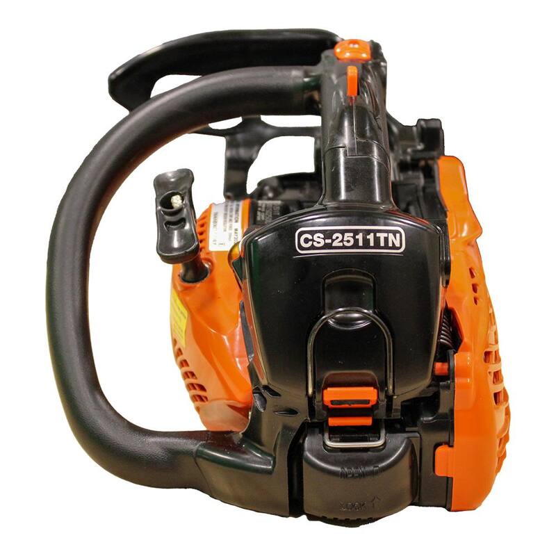 Sierra de cadena arborista con mango superior de la serie X de ECHO de 14 pulgadas y 25.0 cc de gasolina de 2 tiempos con sistema de corte SpeedCut Nano 80TXL de baja vibración - CS-2511TN-14