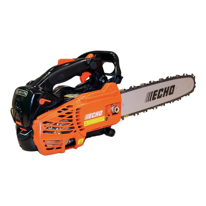 Sierra de cadena arborista con mango superior de la serie X de ECHO de 14 pulgadas y 25.0 cc de gasolina de 2 tiempos con sistema de corte SpeedCut Nano 80TXL de baja vibración - CS-2511TN-14