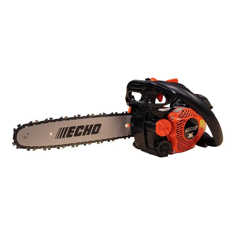 Sierra de cadena arborista con mango superior de la serie X de ECHO de 14 pulgadas y 25.0 cc de gasolina de 2 tiempos con sistema de corte SpeedCut Nano 80TXL de baja vibración - CS-2511TN-14
