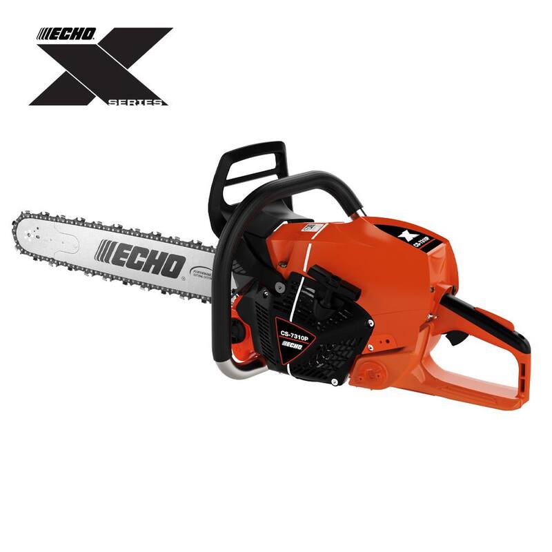 Motosierra profesional de mango trasero de la serie X de gasolina de 73.5 cc y 20 pulgadas de ECHO - CS-7310P-20G