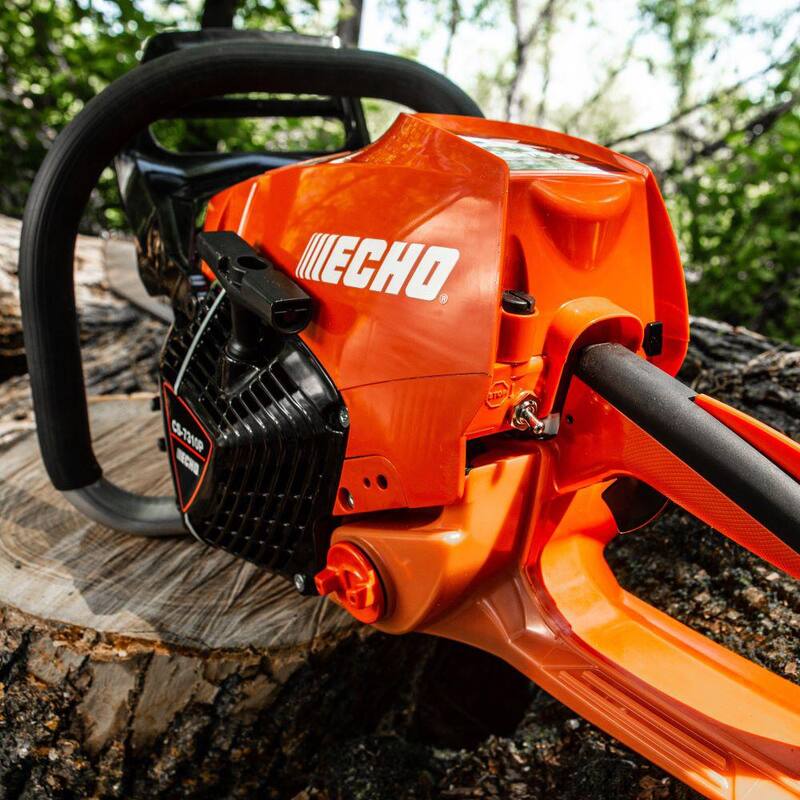 ECHO 20 pulgadas Sierra de cadena de uso profesional con mango trasero de la serie X de 73.5 cc de gasolina de 2 tiempos - CS-7310P-20