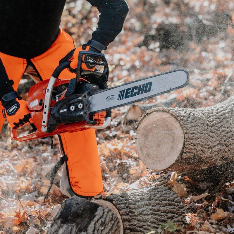 ECHO 20 pulgadas Sierra de cadena de uso profesional con mango trasero de la serie X de 73.5 cc de gasolina de 2 tiempos - CS-7310P-20