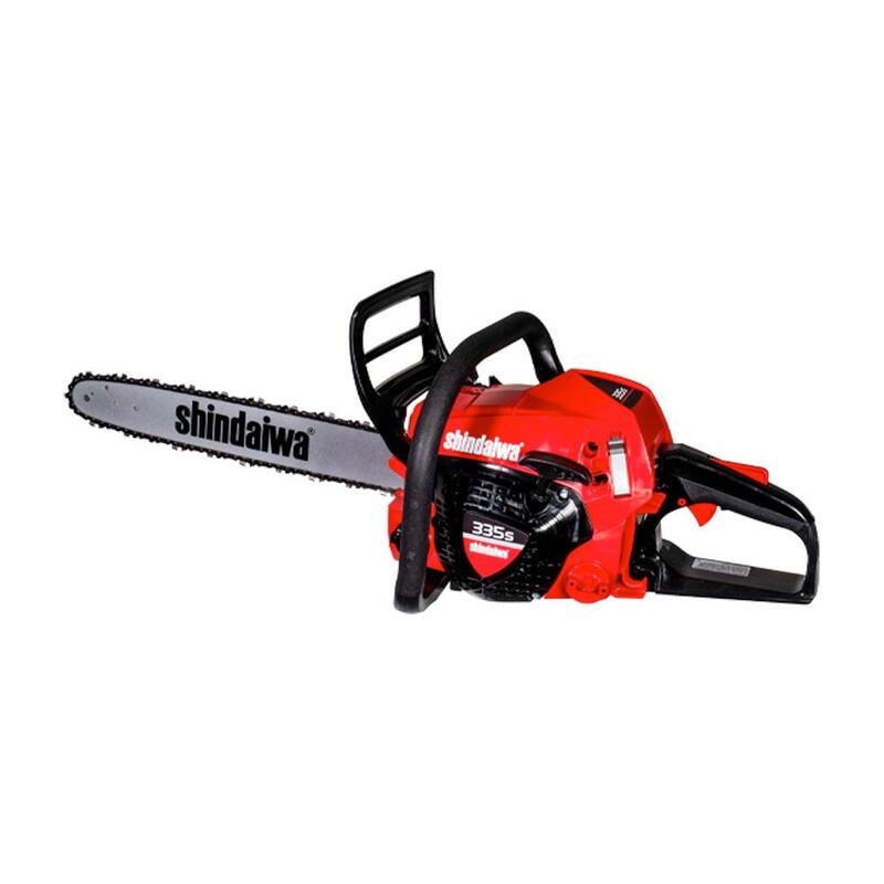 Motosierra con motor de 34.4 cc y 2 tiempos, con manija trasera, de Shindaiwa de 16 pulgadas y sistema de arranque i-30 de esfuerzo reducido - 335S-16.