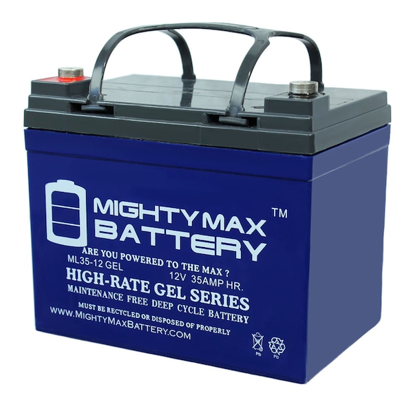 Mighty Max Battery 12 VOLT 35 AH GEL BATTERY - 2 PACK - ML35-12GELMP2