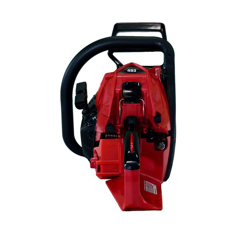 Motosierra de mango trasero con motor estratificado de 50.1 cc y 2 tiempos de gasolina de 20 pulgadas con montaje de barra K095 - 493-20
